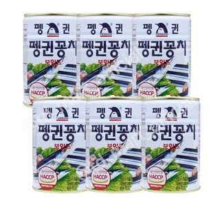 펭귄 한마리 꽁치, 6개, 400g