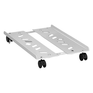 조절 모바일 스탠드 컴퓨터 타워 롤링 캐스터 휠 사무실 책상, [02] White, 1. White, 1개