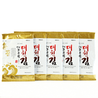 대천우정김 조미하지않은살짝구운재래김