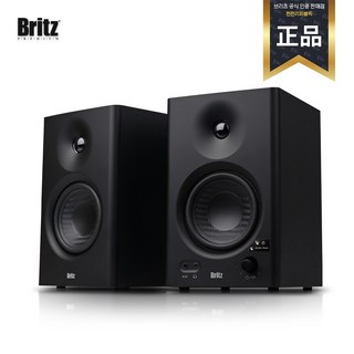 브리츠 스튜디오 모니터 스피커, BR-Monitor4(블랙), 블랙