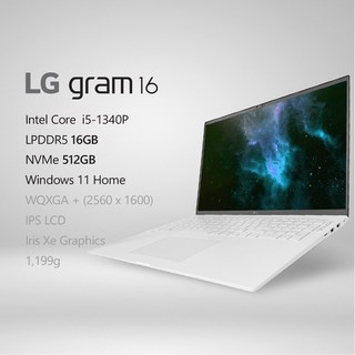 [당일출고] LG전자 2023 16그램 16ZD90R-GX56K [프리미엄 패키지], 스노우 화이트, 코어i5, 512GB, 16GB, WIN11 Home