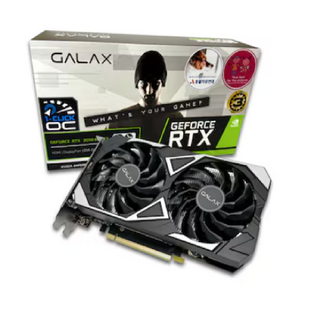 갤럭시 GALAX 지포스 RTX 3050 EX BLACK D6 6GB DVI