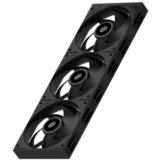 3RSYS Socoool Silence GI 120-N 데이지체인 리버스 시스템쿨러 블랙 (3PACK), 1개, 선택하세요