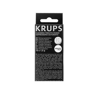 크룹스 테팔 커피머신 세정제 알약 세척제 10개입 Krups XS3000 Cleaning Tablets, 1개