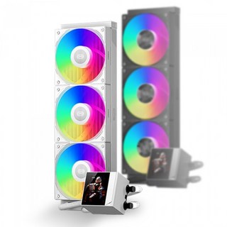 PCCOOLER CPS DC360 PRO ARGB DISPLAY (화이트), 1개