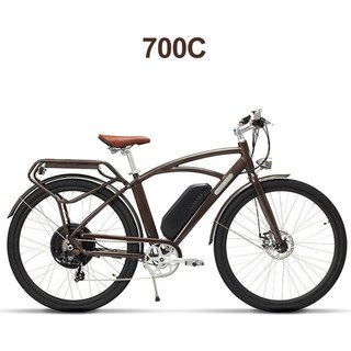 전기자전거 최대 주행거리 100km 강력한 전기 자전거 700c 두 바퀴 48v 13ah