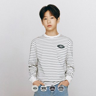 지오다노 주니어 03025507 스트라이프 긴팔티