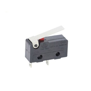 KW11-3Z 롤러 아크 레버 스냅 액션 푸시 마이크로 스위치 2 핀 3 핀 NO NC 미니 리미트 5A 250VAC 10 개, 2P with handle, 2개