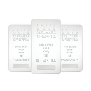 한국금거래소 실버바 3kg(1000g×3개)