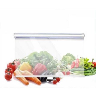 냉장 쇼케이스 나이트 커버 야채 과일 투명 비닐 카바, (통풍구멍 o) 너비90cm필름길이150cm