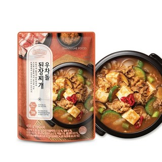 호텔컬렉션 에센셜 우차돌 된장찌개, 4개, 450g