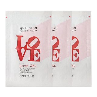 댕기머리 일회용 러브젤 4ml, 100개 대표 이미지 - 성기 마사지젤 추천
