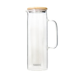 티도요 내열유리물병 1.2L 1.5L 가정용물병, 1개