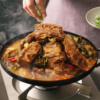 대용량 푸짐한 우거지감자탕 3kg (3~4인분), 1개