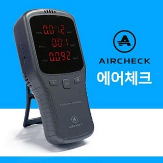 에어체크 공기질 측정기 실내용 가정용 TVOC 동시 측정가능, 특급(1~2일)배송+80cm충전케이블로변경, 1개
