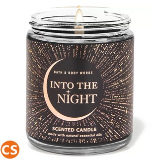 배쓰앤바디웍스 싱글윅캔들 7oz 인투더나이트 캔들 향초 Bath&Body works INTO THE NIGHT SINGLE WICK CANDLE, 1개