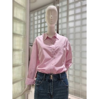 ZOOC 쥬크 Z00C 변형카라 스트라이프 셔츠 V243MSC908 P003301349 110622