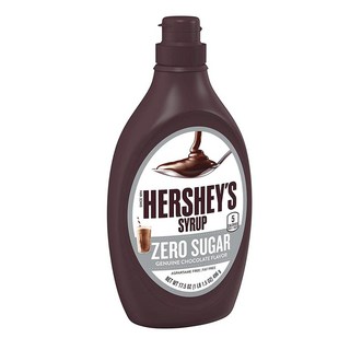 HERSHEY'S 허쉬 제로 슈가 무설탕 초콜렛 시럽 Zero Sugar Chocolate Syrup 496G, 3개