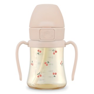 그로미미 PPSU 유아용 빨대컵 200ml, 1개, 체리쉬스윗피치