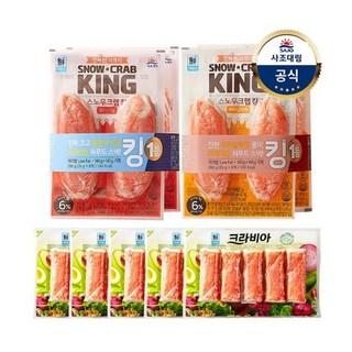 [대림냉장]스노우크랩킹x2개+스노우크랩킹버터x2개+크라비아x5개 사조, [대림냉장]스노우크랩킹x2개+스노우크랩킹버터x2개+크라, 1개