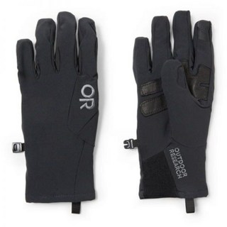 Outdoor Research 아웃도어 연구 수레샷 가열 소프트쉘 장갑 - 여성용, Solid Black, M