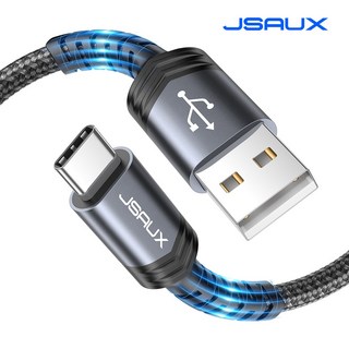 JSAUX 1+1 USB A to C 고속 충전 케이블 USB 2.0, 2개 세트, 그레이, 1m 태블릿pc충전잭 JSAUX 1+1 USB A to C 고속 충전 케이블 USB 2.0, 2개 세트, 그레이, 1m 태블릿pc충전잭