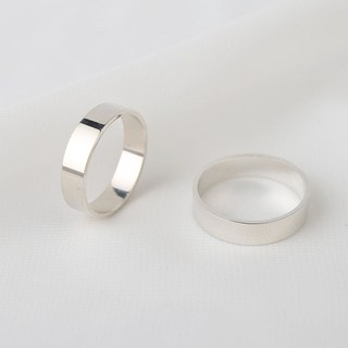 고급 순은 민자 실버 평반지 3mm 5mm 택1개 여자 남자 은반지 엄지 검지반지