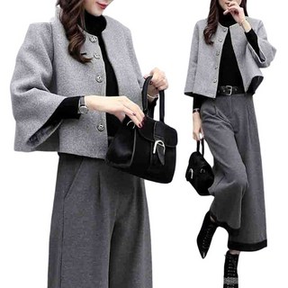 아이버리아여성 가을 캐주얼 패션 정장 통바지 상하복