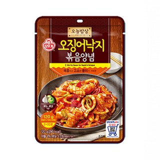 (무)오뚜기 오징어낙지볶음양념120gX20개, 120g, 20개