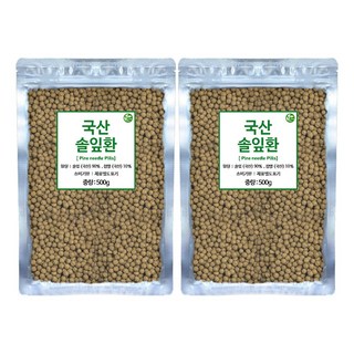 신영몰 국산 솔잎환 국내산 소나무잎 사용, 2개, 500g