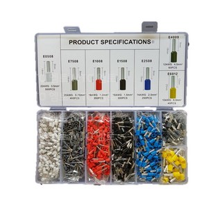 800pcs 압착 터미널 세트 전기 단자 키트 – 펜홀 와이어 단자 dandancha *0502046901EA, 1개 펜홀단자 800pcs 압착 터미널 세트 전기 단자 키트 – 펜홀 와이어 단자 dandancha *0502046901EA, 1개 펜홀단자