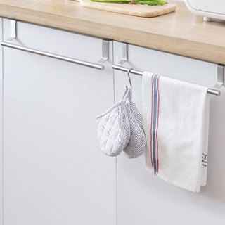 파쿠젠 1+1 올스텐 무타공 싱크대 행주걸이 2개세트 36cm