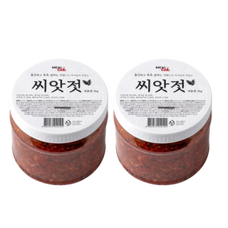 [코스트코] 씨앗젓 (오징어젓 청어알 낙지젓 해바라기씨 호박씨) 아이스박스포장 냉장식품, 1kg, 2개