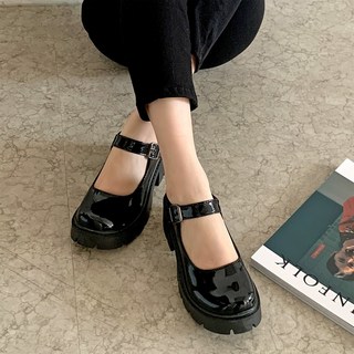 MS어패럴 메리제인 통굽 로퍼 여성용 키높이
