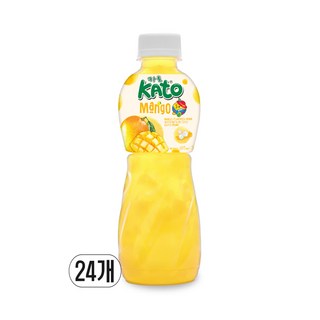 카토 코코넛 알갱이 음료 망고맛, 24개, 320ml