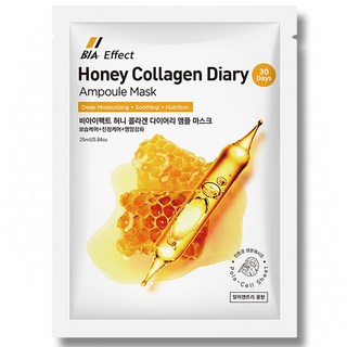 [히트상품] 비아이펙트 허니 콜라겐 앰플마스크팩 프리미엄 25ml
