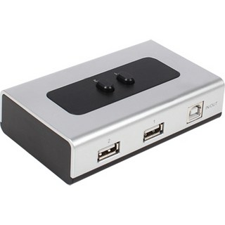 NETmate USB2.0 2A:1B 벽걸이형 수동선택기 NM-US21
