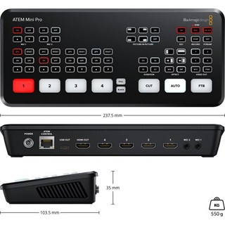 블랙매직디자인 ATEM MINI PRO 라이브 스위처