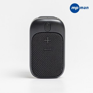 엠피맨 웨어러블 마그네틱 클립 휴대용 무선 블루투스 스피커 미니 소형 캠핑 자전거 등산 런닝, 블랙