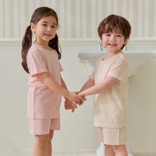 아이숲 아동용 잼잼 모달메쉬 반팔실내복 상하의 세트