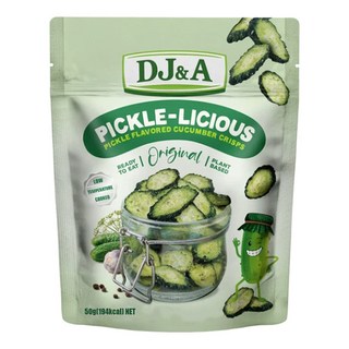 디제이앤에이 밀가루 없는 건강 야채 다이어트 피클 과자 간식 피클리셔스50g, 1개, 50g