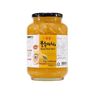 꽃샘 꿀 유자차