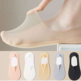 여성용 절대 벗겨지지 않는 앞코보강 페이크삭스 10켤레 세트