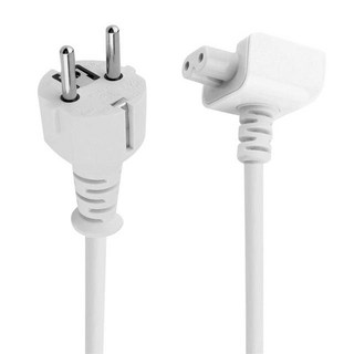 컴퓨터 유럽 Eu 플매트 카펫 러그 Volex 1.8M 연장 케이블 코드 apple 호환 MAC IPAD AIR Macbook pro 충전기 어댑터 45w 60w 85w, 1개