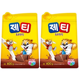 동서식품 제티 초코렛맛 리필, 400g, 1개입, 2개