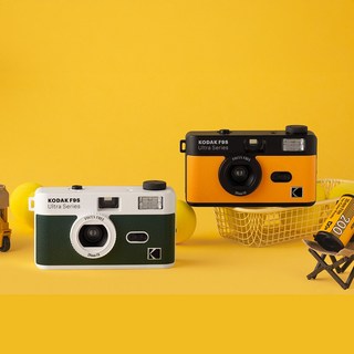 코닥 F9S 필름 다회용 카메라 (2종 중 택1) + 코닥 컬러필름 1롤 Set, 다크그린 Dark Green 필름세트