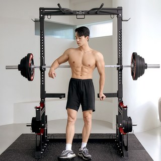 멜킨 미니 하프랙 멀티 파워랙 가정용 헬스기구머신 웨이트 홈짐세트 퍼포먼스드림 직접설치, 미니 하프랙_직접설치