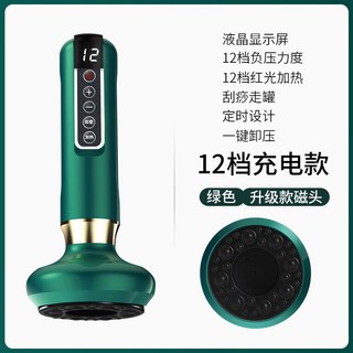체외충격파 가정용 안마기 전신 근막이완 도수치료 손목 마사지 블랙 기계 릴렉스건 족저, A. 그린 럭셔리(12단), 1개