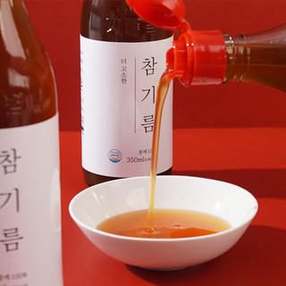 [장모님밥상]통참깨 100% 오직 단 한번 저온압착 참기름, 2개, 350ml