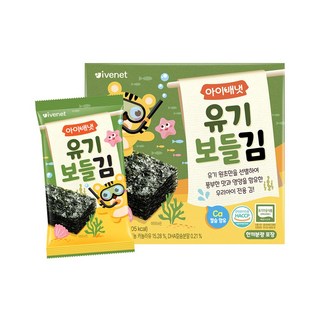 [아이배냇]아기반찬 유기 보들김 (2gX10장) 2박스, 유기농 보들김, 2g, 20개